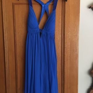 Cache blue cocktail dress